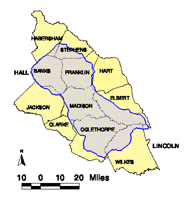 River Regional Map
